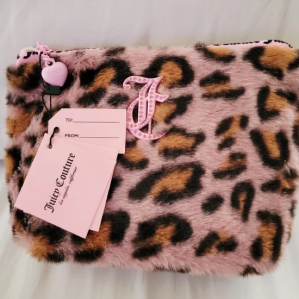 Juicy Couture Faux Fur Leopard Bag